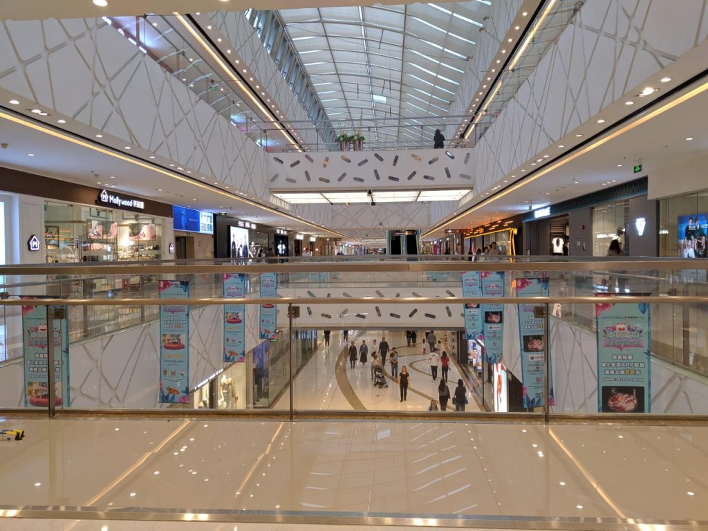 one of the shopping malls in shenzhen