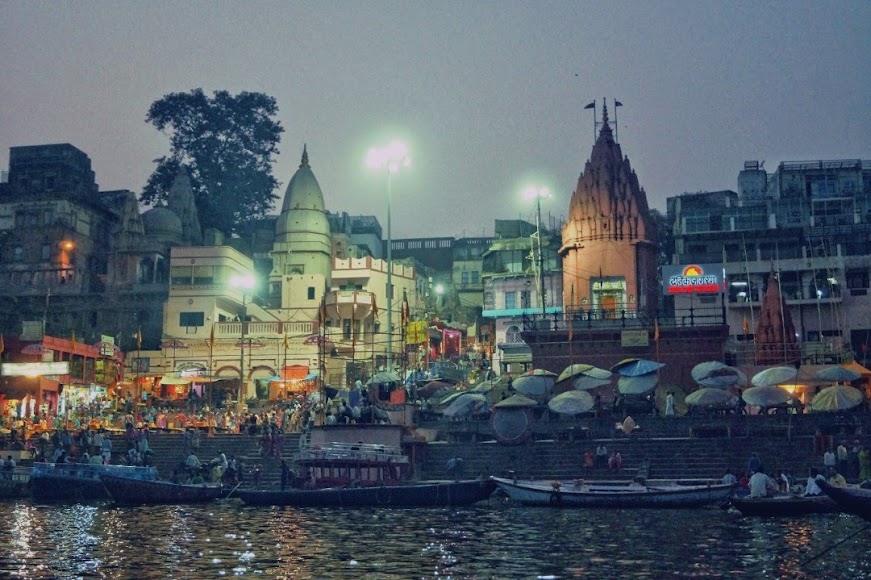 View of Varanasi at Night